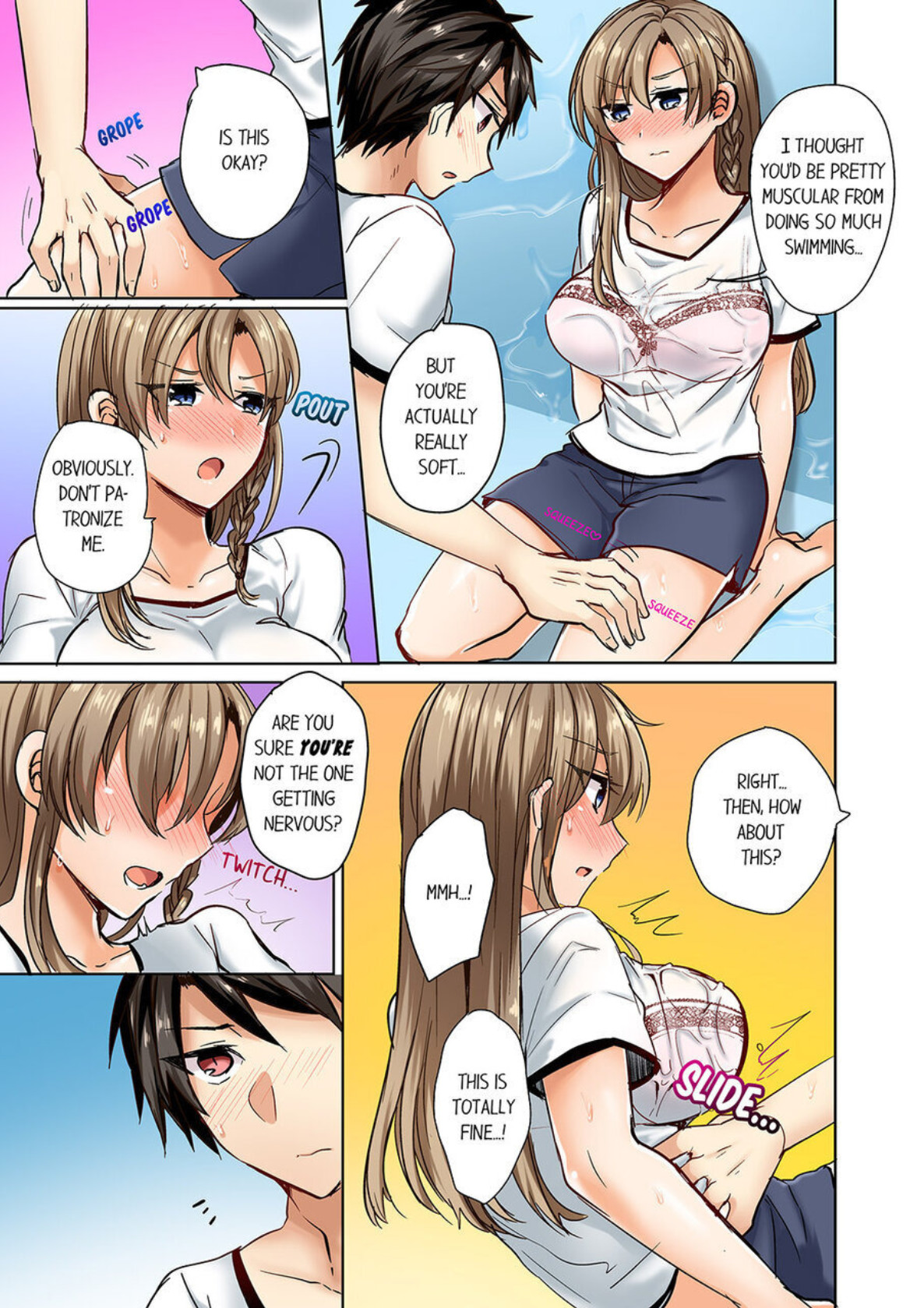 Hentai Manga Comic-My Swimsuit Slipped... And it went in!? A Mixed Synchronized Swimming Club with More Than Just Nip Slips in Store! ~ 1-Read-6